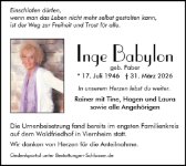eine Anzeige